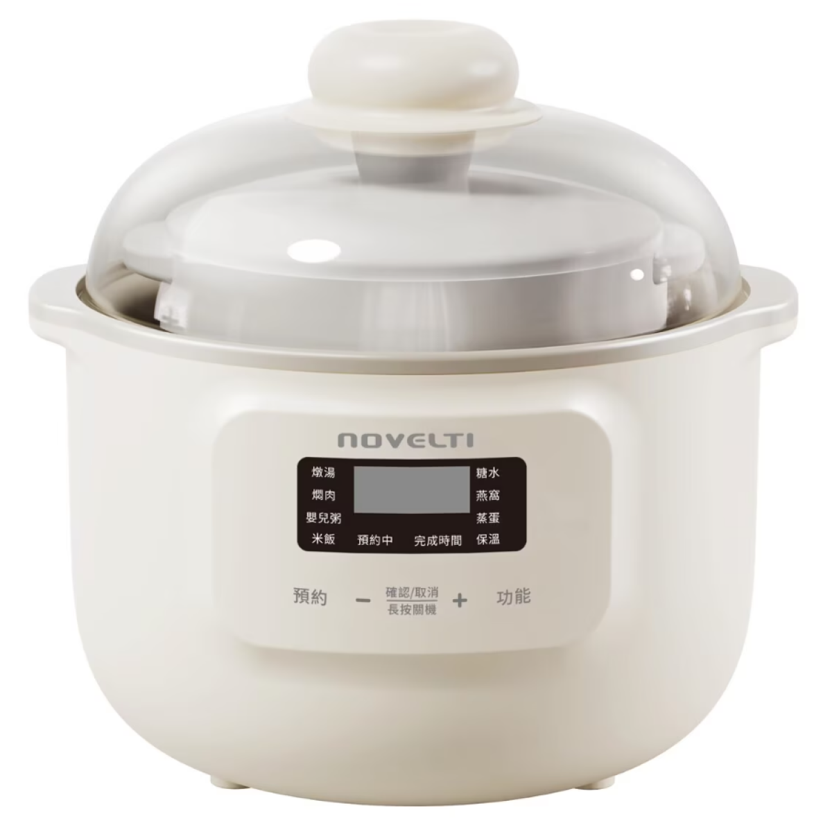 Novelti NC6010 1.0公升 多功能白瓷內膽電子燉盅 (連蒸籠)